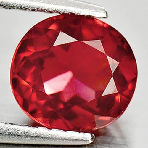 Natural Reddish Pink Tourmaline Gemstones 1.19 Ct. Oval Shape 6.8 x 6.2 Mm.: Product ID: 807241294 Product Name: Natural Tourmaline Weight: 1.19 CT. Size: 6.8 x 6.2 x 4.1 MM. Shape: Oval Color: Reddish Pink Clarity:VVS Luster: Good Gems Origin: Nigeria Treatment: Unheated Crys