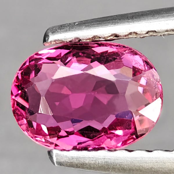 Natural Pink Tourmaline Gemstones 0.87 Ct. Oval Shape 7 x 5 Mm.: Product ID: 807251573 Product Name: Natural Tourmaline Weight: 0.87 CT. Size: 7 x 5 x 3.4 MM. Shape: Oval Shape Color: Pink Clarity:VSI Luster: Good Gems Origin: Nigeria Treatment: Unheated Crystal St
