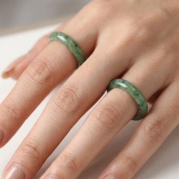 Natural Green Jade Gemstones 22.32 Ct. 2 Pcs. Round Cabochon Shape 22 x 4 Mm.: Product ID: 819810702 Product Name: Natural Jade Weight: 22.32 CT. Size: 22 x 4 MM. Shape: Round Color: Green Honey Clarity:Opaque Luster: Good Gems Origin: Thailand Treatment: Unheated Crystal Struct