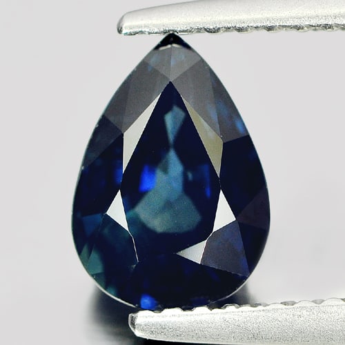 Natural Blue Sapphire Gemstones 1.51 Ct. Pear Shape 8.18 x 5.83 Mm.: Product ID: 806007501 Product Name: Natural Blue Sapphire Weight: 1.51 CT. Size: 8.18 x 5.83 x 4.22 MM. Shape: Pear Color: Blue Clarity:VVS Luster: Good Gems Origin: Madagascar Treatment: Heated Cryst