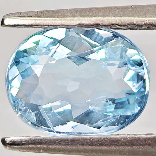 Natural Baby Blue Aquamarine Gemstones 0.99 Ct. Oval Shape 7.2 x 5.6 Mm.: Product ID: 800812463 Product Name: Natural Gemstones Weight: 0.99 CT. Size: 7.2 x 5.6 x 3.9 MM. Shape: Oval Color: Baby Blue Clarity:SI1 Luster: Good Gems Origin: Brazil Treatment: Unheated Crystal S