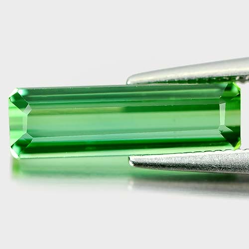 Natural Green Tourmaline Gemstones 2.44 Ct. Octagon Shape 13.8 x 4.3 Mm.: Product ID: 807246677 Product Name: Natural Tourmaline Weight: 2.44 CT. Size: 13.8 x 4.3 x 3.9 MM. Shape: Octagon Color: Green Clarity:VVS Luster: Very Good Gems Origin: Nigeria Treatment: Unheated Cr