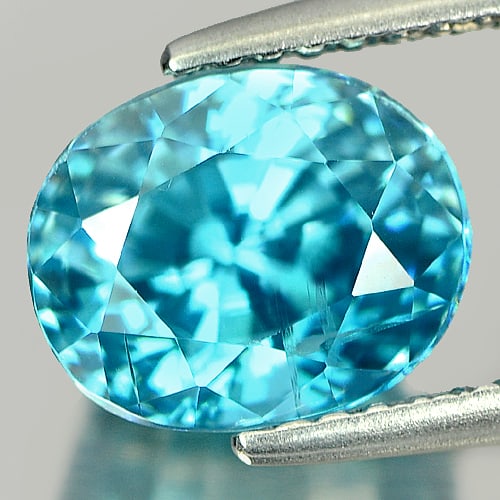 Natural Blue Zircon Gemstones 4.41 Ct. Oval Shape 8.7 x 7.1 Mm.: Product ID: 807723506 Product Name: Natural Zircon Weight: 4.41 CT. Size: 8.7 x 7.1 x 7 MM. Shape: Oval Color: Blue Clarity:SI Luster: Good Gems Origin: Cambodia Treatment: Heated Crystal Structure: T