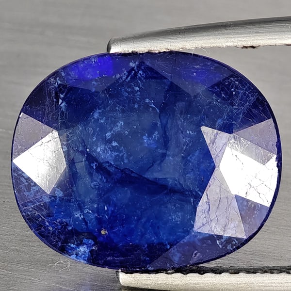 Natural Blue Sapphire Gemstones 6.77 Ct. Oval Shape 14.3 x 11.7 Mm.: Product ID: 806012512 Product Name: Natural Blue Sapphire Weight: 6.77 CT. Size: 14.3 x 11.7 x 4.1 MM. Shape: Oval Shape Color: Blue Clarity:SI1 Luster: Good Gems Origin: Madagascar Treatment: Heated 
