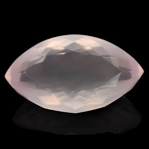 Natural Rose Pink Quartz Gemstones 21.90 Ct. Clean Marquise Shape 26 x 15 Mm.: Product ID: 805524890 Product Name: Natural Quartz Weight: 21.90 CT. Size: 26 x 15 x 9.6 MM. Shape: Marquise Color: Pink Clarity:IF Luster: Very Good Gems Origin: Brazil Treatment: Unheated Crystal St