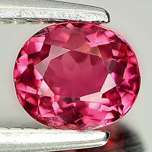 Natural Pink Tourmaline Gemstones 0.56 Ct. Oval Shape 5.7 x 4.9 Mm.: Product ID: 807245906 Product Name: Natural Tourmaline Weight: 0.56 CT. Size: 5.7 x 4.9 x 3.1 MM. Shape: Oval Color: Pink Clarity:VSI Luster: Good Gems Origin: Nigeria Treatment: Unheated Crystal Stru