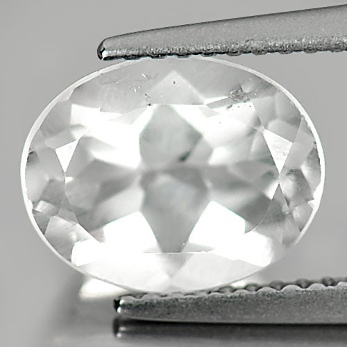 Natural White Quartz Gemstones 2.34 Ct. Oval Shape 10.2 x 8.1 Mm.: Product ID: 805522994 Product Name: Natural Quartz Weight: 2.34 CT. Size: 10.2 x 8.1 x 5.3 MM. Shape: Oval Color: White Clarity:VSI Luster: Good Gems Origin: Brazil Treatment: Unheated Crystal Structu