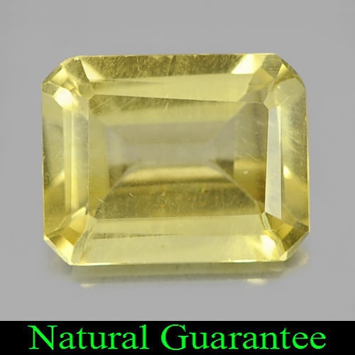 Natural Yellow Citrine Gemstone 1.70 Ct. Octagon Shape 9 x 7.1 Mm.: Product ID: 801808582 Product Name: Natural Citrine Weight: 1.70 CT. Size: 9 x 7.1 x 4 MM. Shape: Octagon Color: Yellow Clarity:VSI Luster: Good Gems Origin: Brazil Treatment: Unheated Crystal Structu