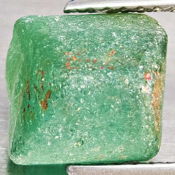 Natural Green Tourmaline Gemstones 4.39 Ct. Rough Shape 7.8 x 7.5 Mm.: Product ID: 597200018 Product Name: Natural Tourmaline Weight: 4.39 CT. Size: 7.8 x 7.5 MM. Shape: Rough Mixed Shape Color: Green Clarity:None Luster: Good Gems Origin: Nigeria Treatment: Unheated Cry