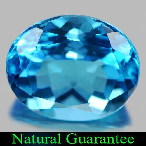 Natural Swiss Blue Topaz Gemstones 4.46 Ct. Oval Shape 11 x 9 Mm.: Product ID: 807160564 Product Name: Natural Blue Topaz Weight: 4.46 CT. Size: 11 x 9 x 6.2 MM. Shape: Oval Color: Swiss Blue Clarity:VVS Luster: Good Gems Origin: Brazil Treatment: Treated Crystal Str