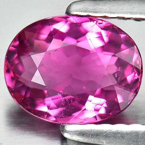 Natural Pink Tourmaline Gemstones 1.03 Ct. Oval Shape 7.7 x 6 Mm.: Product ID: 807238223 Product Name: Natural Tourmaline Weight: 1.03 CT. Size: 7.7 x 6 x 3.5 MM. Shape: Oval Color: Pink Clarity:VSI Luster: Very Good Gems Origin: Nigeria Treatment: Unheated Crystal S