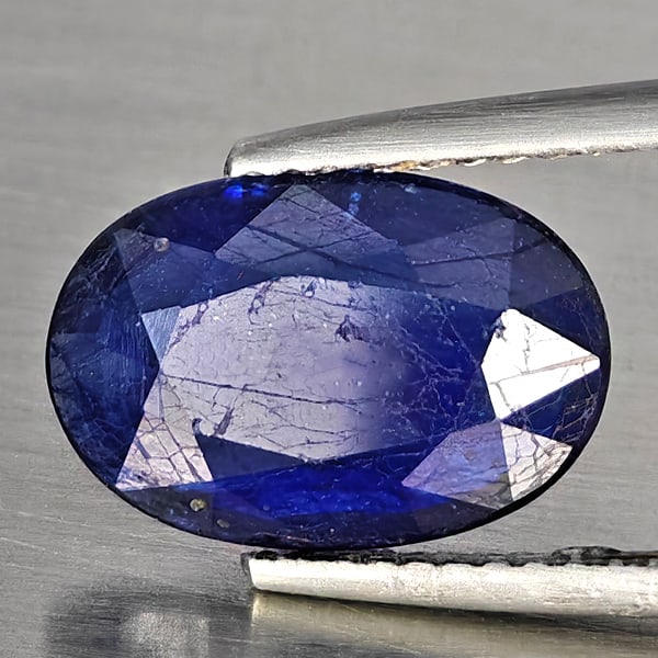 Natural Blue Sapphire Gemstones 3.38 Ct. Oval Shape 12.4 x 8.5 Mm.: Product ID: 806012463 Product Name: Natural Blue Sapphire Weight: 3.38 CT. Size: 12.4 x 8.5 x 3.2 MM. Shape: Oval Shape Color: Blue Clarity:SI1 Luster: Good Gems Origin: Madagascar Treatment: Heated (