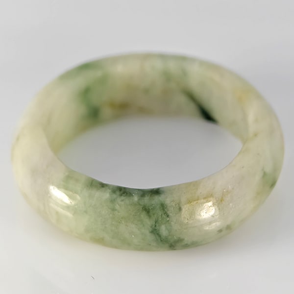 Natural Mutil-Color Jade 21.85 Ct. Round Cabochon Ring Size 9 Gemstone from Thailand: Product ID: 819816189 Product Name: Natural Jade Weight: 21.85 CT. Size: MM. Shape: Round Cabochon Color: Multi-Color Clarity:Opaque Luster: Good Gems Origin: Thailand Treatment: Unheated Crystal Stru