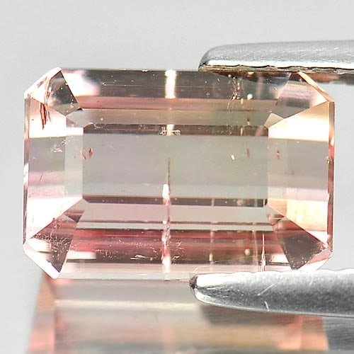 Natural Peach Pink Tourmaline Gemstones 3.61 Ct. Octagon Shape 9.9 x 6.8 Mm.: Product ID: 807234344 Product Name: Natural Tourmaline Weight: 3.61 CT. Size: 9.9 x 6.8 x 5.7 MM. Shape: Octagon Color: Peach Pink Clarity:VSI Luster: Good Gems Origin: Nigeria Treatment: Unheated Cry