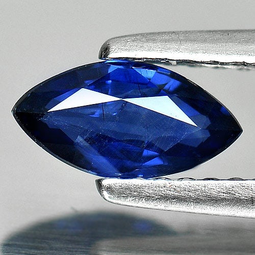 Natural Blue Sapphire Gemstones 0.66 Ct. Marquise Shape 8 x 4.1 Mm.: Product ID: 806006211 Product Name: Natural Blue Sapphire Weight: 0.66 CT. Size: 8 x 4.1 x 2.4 MM. Shape: Marquise Color: Blue Clarity:SI1 Luster: Good Gems Origin: Kenya Treatment: Unheated Crystal S