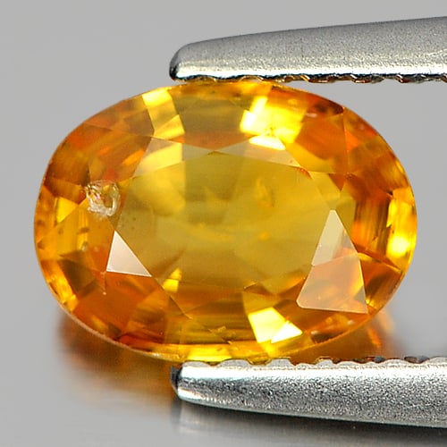 Natural Yellow Zircon Gemstones 1.17 Ct. Oval Shape 7.2 x 5.3 Mm.: Product ID: 807725227 Product Name: Natural Zircon Weight: 1.17 CT. Size: 7.2 x 5.3 x 3.2 MM. Shape: Oval Color: Yellow Clarity:VSI Luster: Good Gems Origin: Cambodia Treatment: Heated Crystal Structu