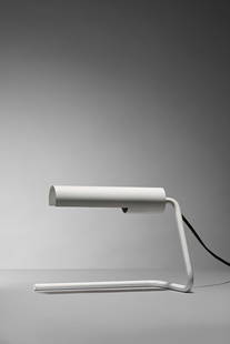 Christophe Gevers (Belgian, 1928 - 2007): Desk Lamp - c.1975 Lacquered metal 19,5 x 24 x 16 cm Edition "Light" Literature Pierre Loze, Thierry Aughuet, Christophe Gevers Designer, Editions dÂ’Art Laconti, Brussels, 2008, p.68
