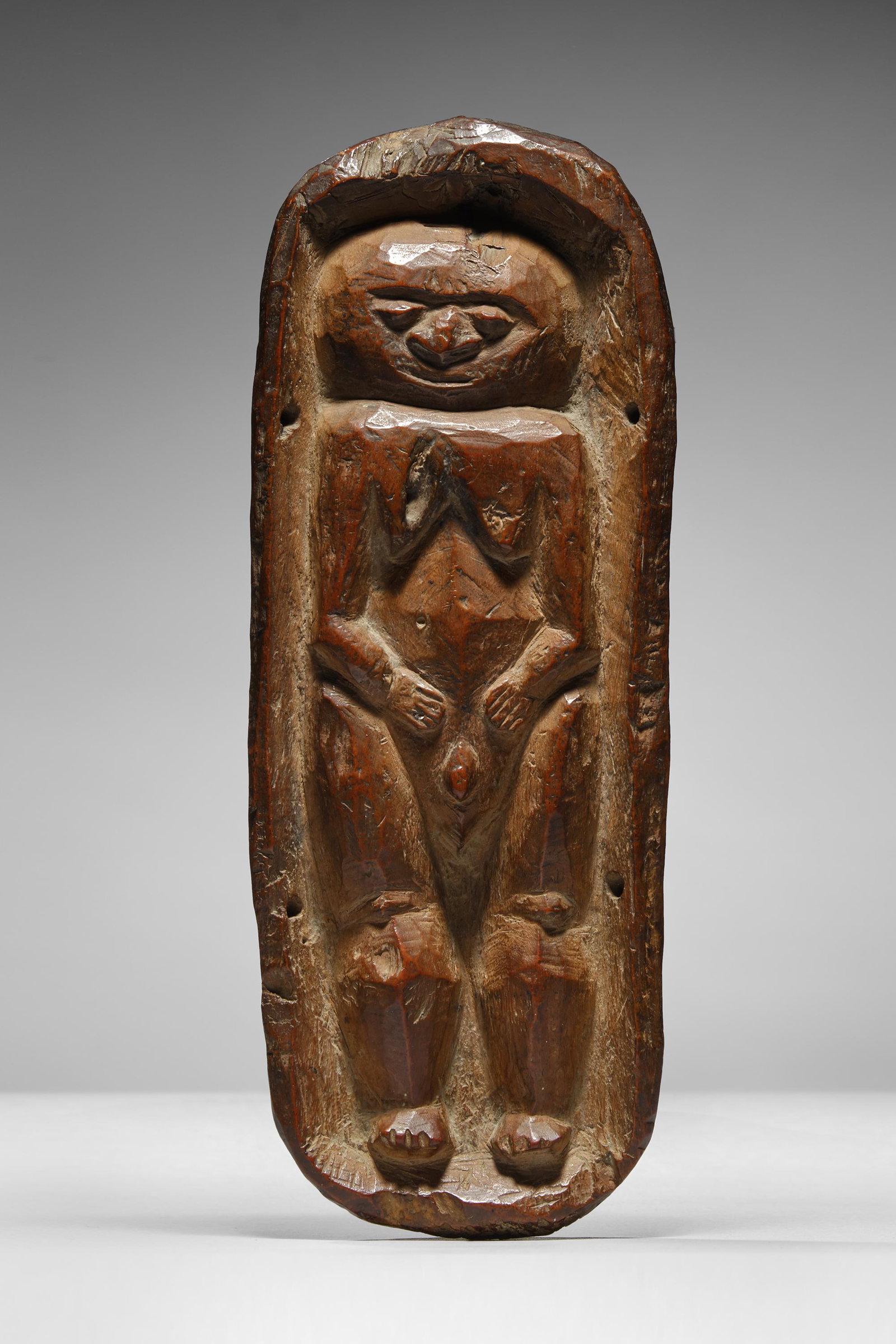 Kanak Cradle: Wood - 26 cm New Caledonia Provenance: Cazeaux & associés, Art Africain et Océanie, 17 November 2007 Serge Schoffel, Brussels Berend Hoekstra, Brussels Sotheby's, Paris, 21 June 2017, lot 9 