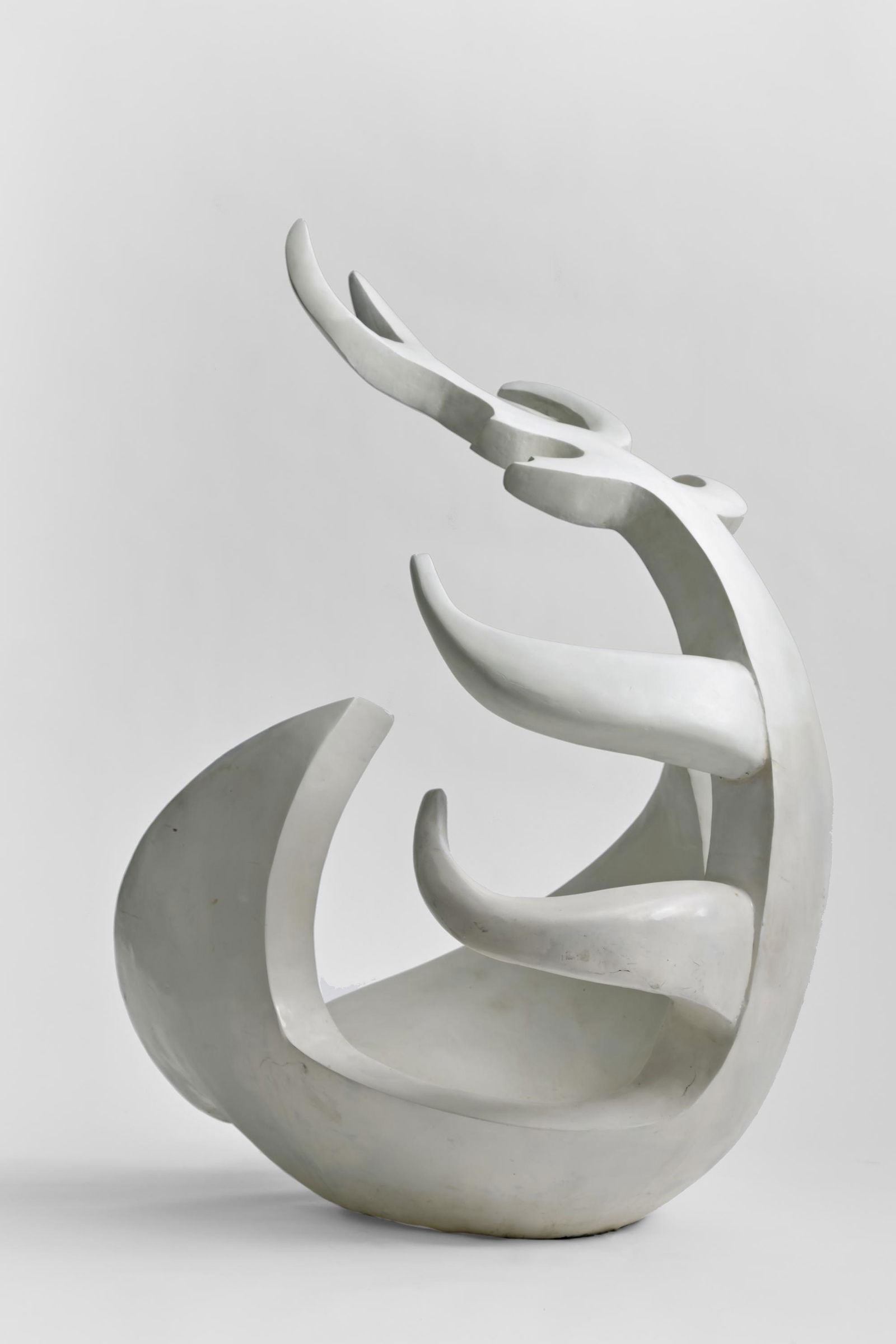 Maurice Carlier (Belgian, 1894 - 1976): The Source - 1950 Lacquered plaster - 132 x 85 x 100 cm Provenance: Private collection, Belgium Published: Paul Caso, Maurice Carlier, pionnier de la sculpture abstraite, Brussels, 1975, ill. pp.13-15