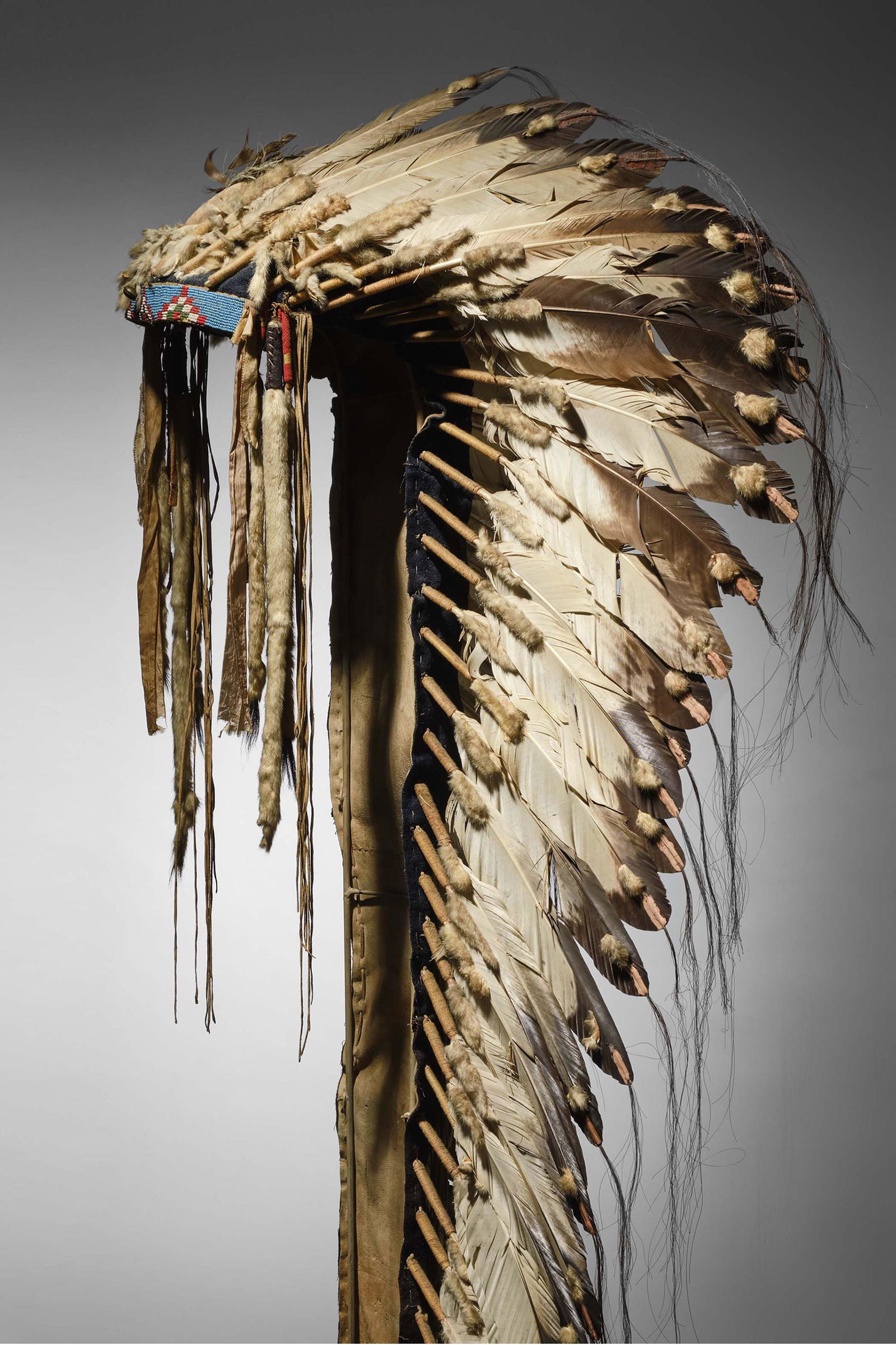 Full-Feathered Sioux Ceremonial Headdress (1 of 6)