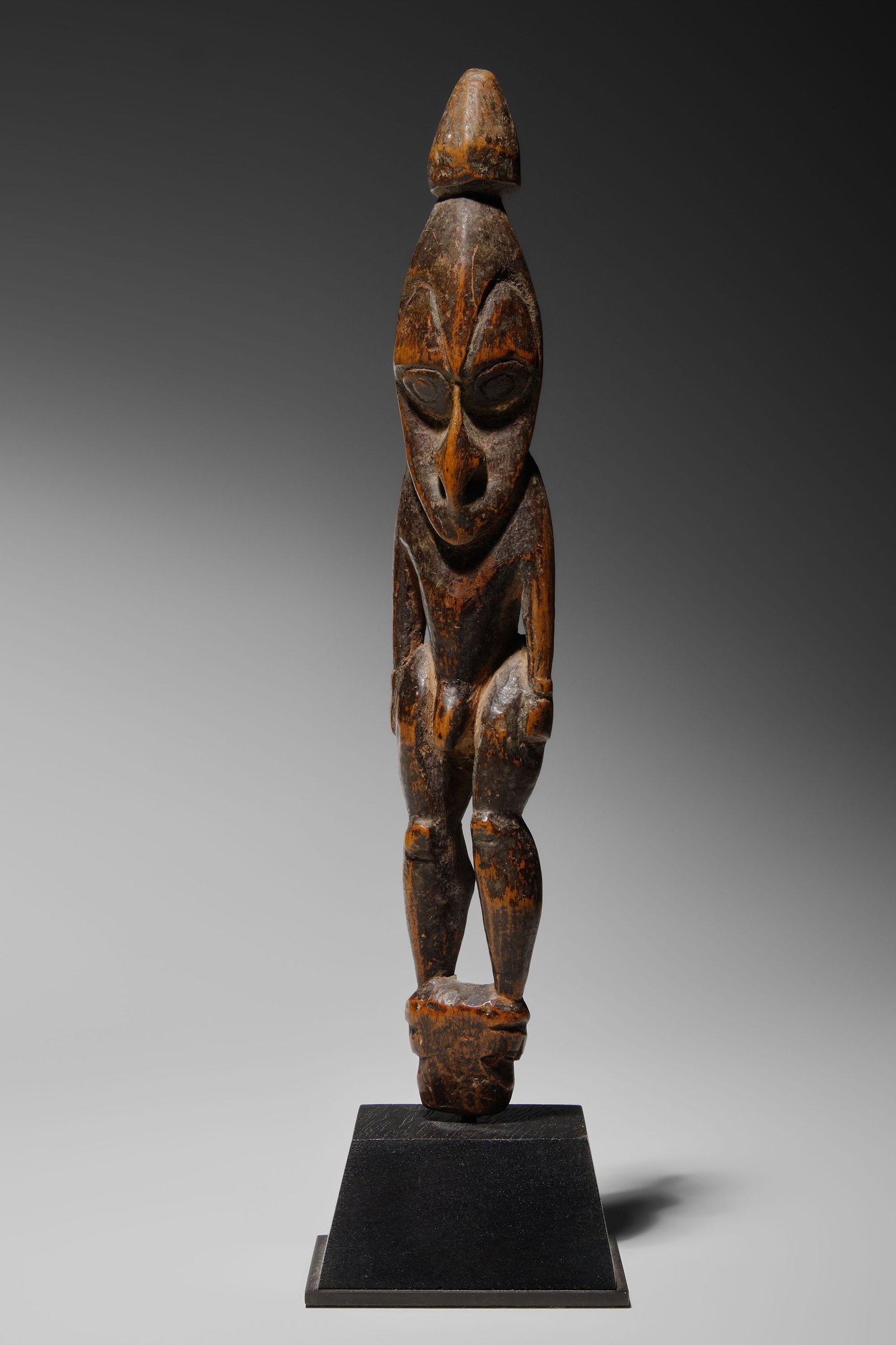 Sepik Amulet: Papua New Guinea, Sepik River Late 18th, early, mid-19th c. Hardwood, 22 cm Provenance: Galerie Anthony Meyer, Paris Ligabue Collection, Venice