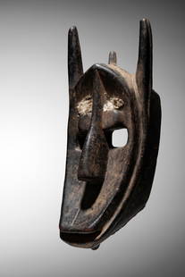 Bambara Mask - Suruku: Mali Wood, 46,5 cm Provenance: Alberto Magnelli Collection, Paris Christie&rsquo;s, New York, Important Tribal Art. Including a selection from the collection formed by Alberto Magnelli, 22 November 19