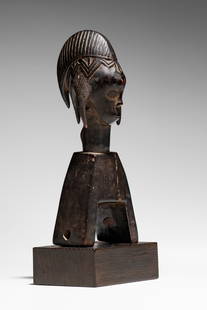 Guro Heddle Pulley: Ivory Coast Wood, 15 cm Provenance: Private collection, France