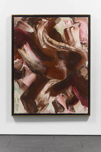 Englebert van Anderlecht (Belgian, 1918 - 1961): Novembre n°92 - 1960 Oil on canvas, 157 x 121 cm Signed, dated, and titled on verso Provenance: Private collection, Belgium Published: Anouck Clissen & Camille Brasseur, Connexions One.