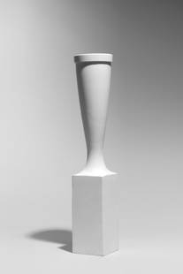 Andrea Branzi (Italian, 1938 - 2023): Monolith - 2012 Plaster, 75 cmSigned and dated along the lower edgeUnique Provenance: Galleria Clio Calvi Rudi Volpi, MilanPrivate collection, Belgium Published: