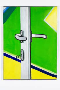 Raoul De Keyser (Belgian, 1930 - 2012): Opdringerig duidelijk - 1966 Oil on canvas, 122 x 90 cmSigned, dated and titled on verso Provenance: Galerij Kaleidoscoop, GhentPrivate collection, Belgium Published: