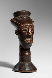 Kuba Cup: D.R. Congo Wood, 19 cm Provenance: Philippe Laeremans Tribal Art, Brussels Private collection, Belgium