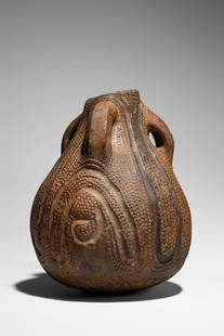 Zande Jar: D.R. Congo Terracotta 18,5 cm Provenance: Pierre Dartevelle Collection, Brussels Private collection, Belgium