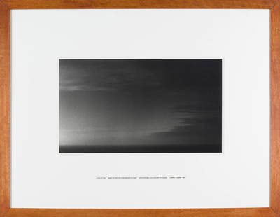 Hamish Fulton (British, 1946): Cornwall. A Two Day Walk - 1980 Photography 38 x 65 cm (photograph) 89 x 114,2 cm (including mount)Printed full title underneath: A TWO DAY WALK ROUND THE COASTLINE FROM PENZANCE TO ST IVES OVER