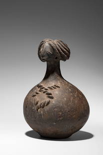 Luba Vessel: D.R. Congo Terracotta, 26 cm Provenance: Pierre Dartevelle Collection, Brussels Private collection, Belgium