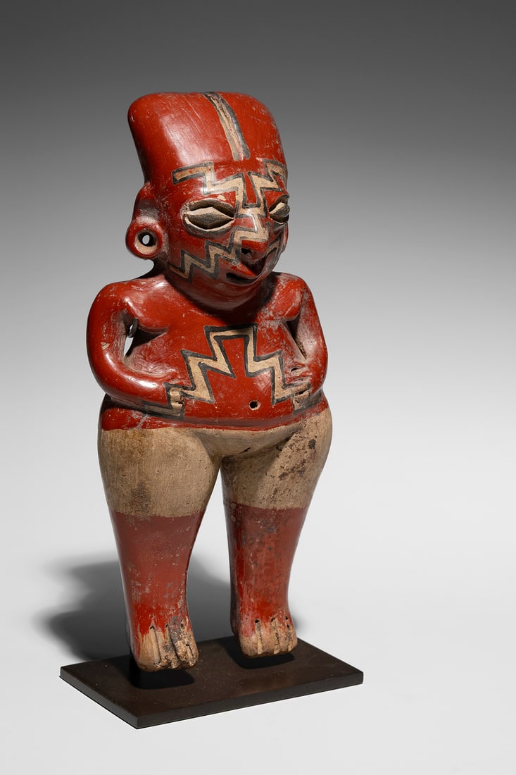 Chupícuaro Pre-Colombian Figure: Guanajuato, Mexico, 400-100 B.C. Terracotta, natural pigments 24 cm Provenance: Susan Schroeder Collection, Los Angeles (1960’s) Private collection, New York Private collection, France This