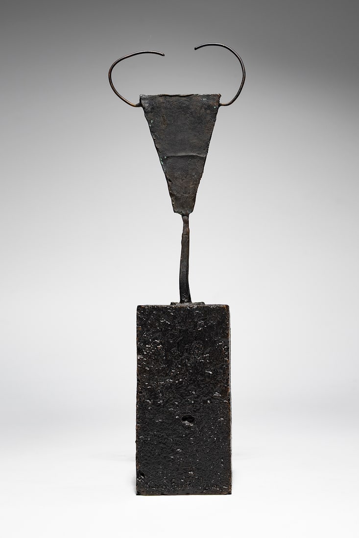 Oscar Dominguez (Spanish, 1905-1957): Toro - 1936 Bronze 25 cm Signed and numbered on the base: 7/8 With foundry mark: Susse Frères Paris Cast 1948-1950 Provenance: Whitford Fine Art, London Private collection,