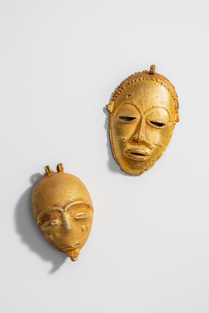 Akan Face Masquette: Ghana Gold 5,5 cm Provenance: Private collection, France