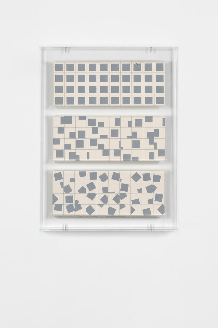 Ryszard Winiarski (Polish, 1936-2006): Untitled - 1980 Acrylic and pencil on cardboard 12 x 29,5 cm (3#) Signed, dated, and numbered on verso (each) Provenance: Private collection, Poland Private collection, Antwerp