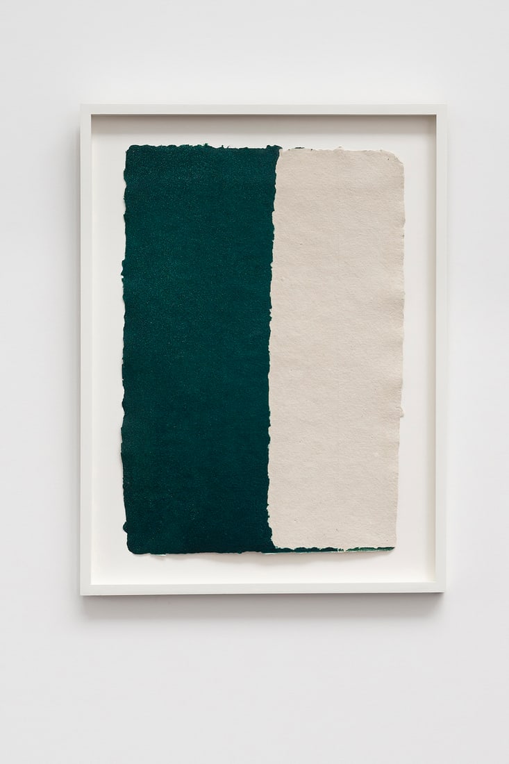 Marthe Wéry (Belgian, 1930-2005): Untitled - c.1986 Green ink on paper 44,5 x 31 cm Provenance: Brigitte Geerinckx Gallery, Brussels Private collection, Brussels