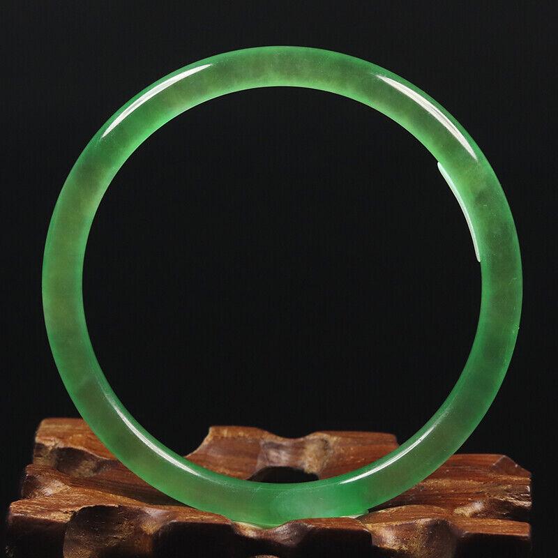Chinese natural green jade bangle (1 of 12)