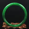 Chinese natural green jade bangle