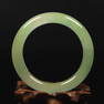 Chinese natural green jade bangle