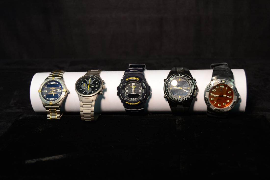 Watches: Orvis, Breitling, Pulsar, G-Shock (1 of 1)