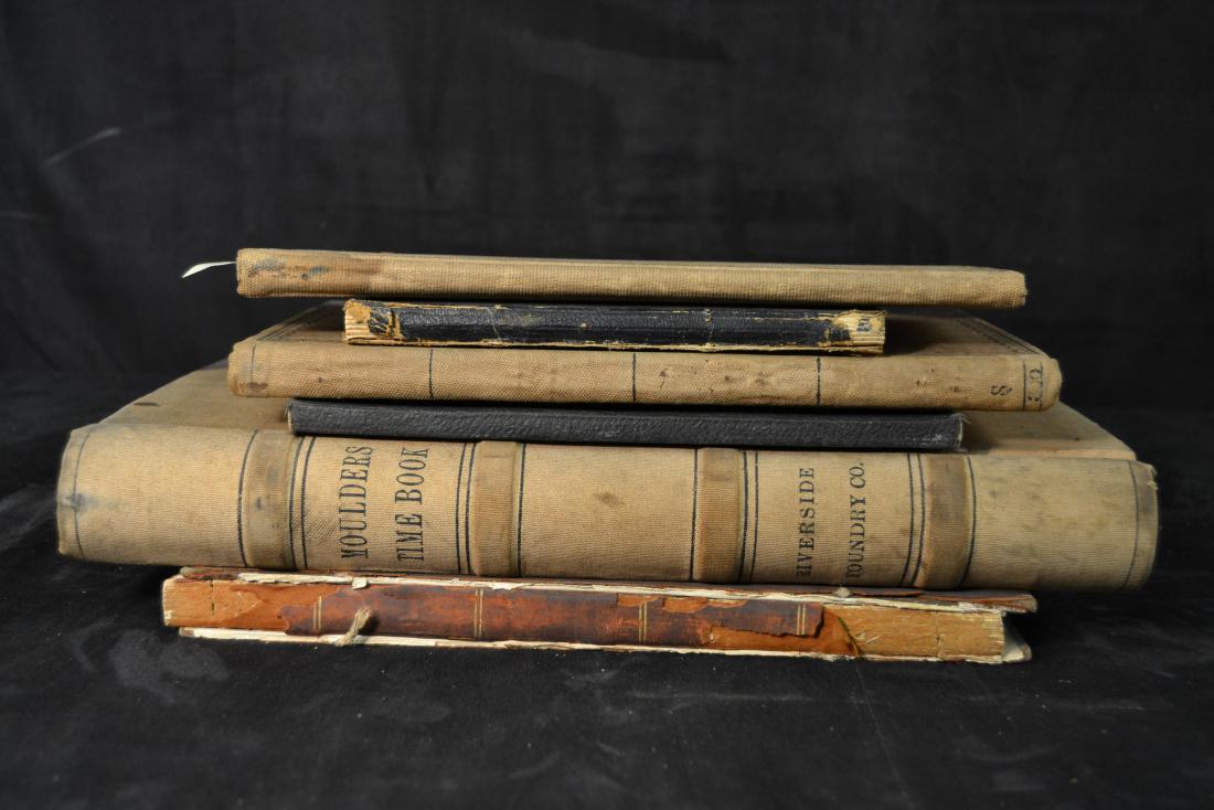 Time books & ledgers for various co. c.1881 (1 of 4)