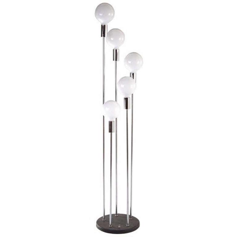 Graduated Chrome Floor Lamp by Robert Sonneman (1 of 4)