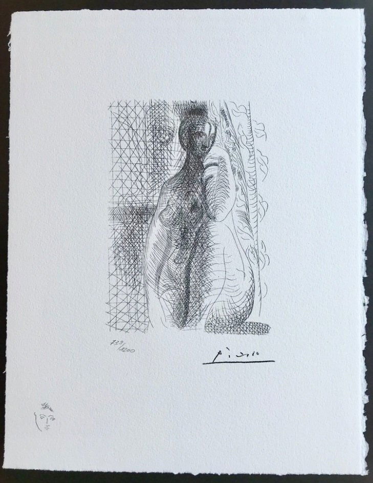 Pablo Picasso - Femme nue a la jambe pliee (1 of 2)