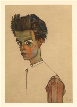 Egon Schiele "Self Portrait" (1 of 1)