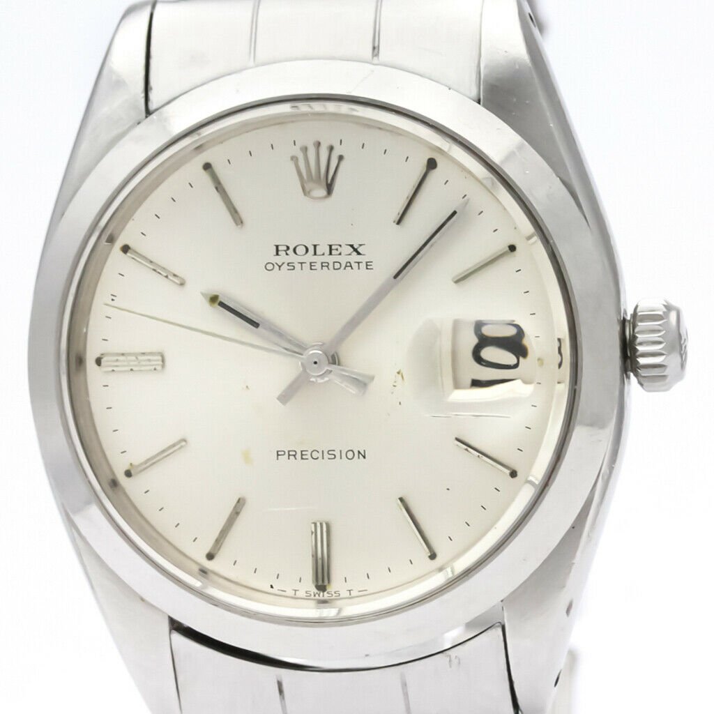 Vintage ROLEX Oyster Date Precision 6694 (1 of 4)