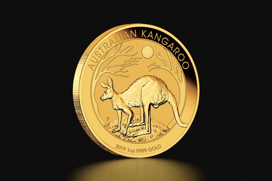 Australia 1 oz Gold Kangaroo (1 of 2)