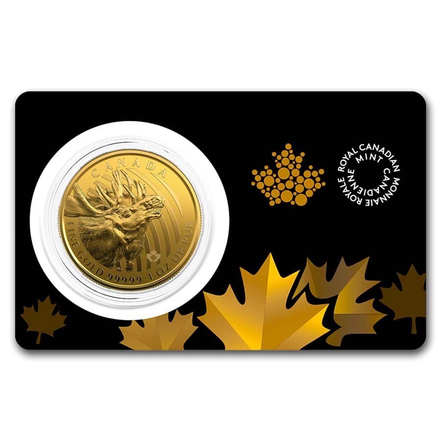 Canada 1 oz Gold Moose (1 of 2)